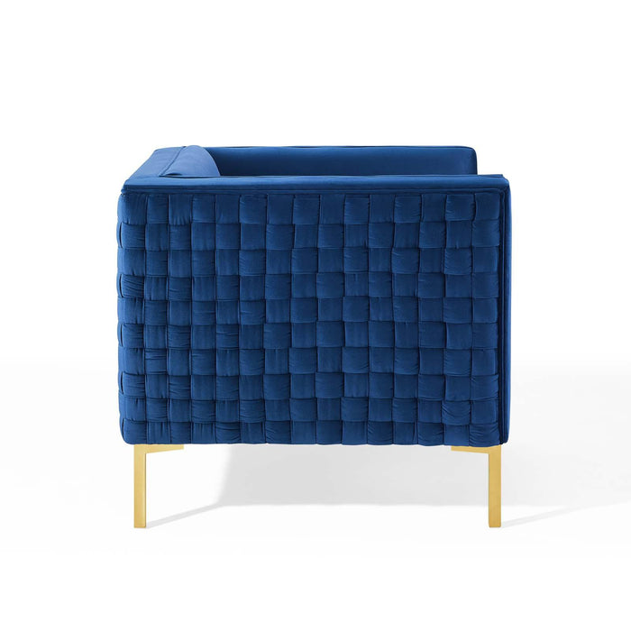 Resonate Performance Velvet Armchair