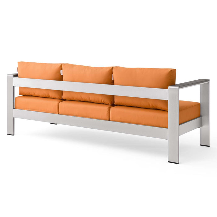 Shore Outdoor Patio Aluminum Sofa