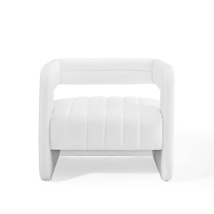 Range Tufted Performance Velvet Accent Armchair