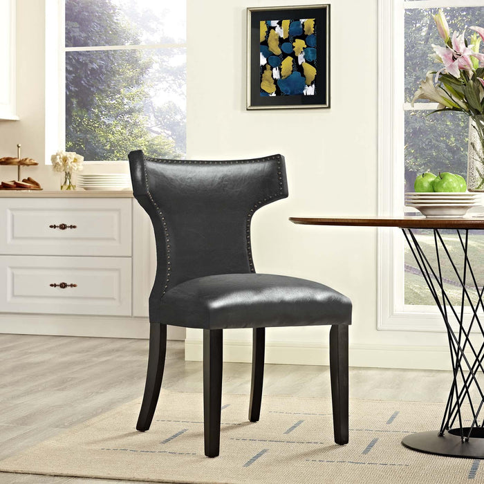 Curve Vinyl Dining Chair