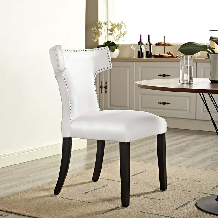 Curve Vinyl Dining Chair