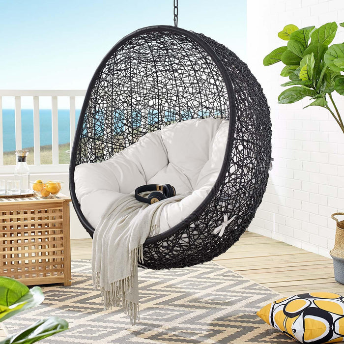 Encase Sunbrella� Fabric Swing Outdoor Patio Lounge Chair Without Stand