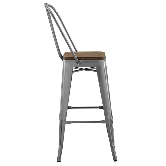 Promenade Bar Stool Metal Set of 4