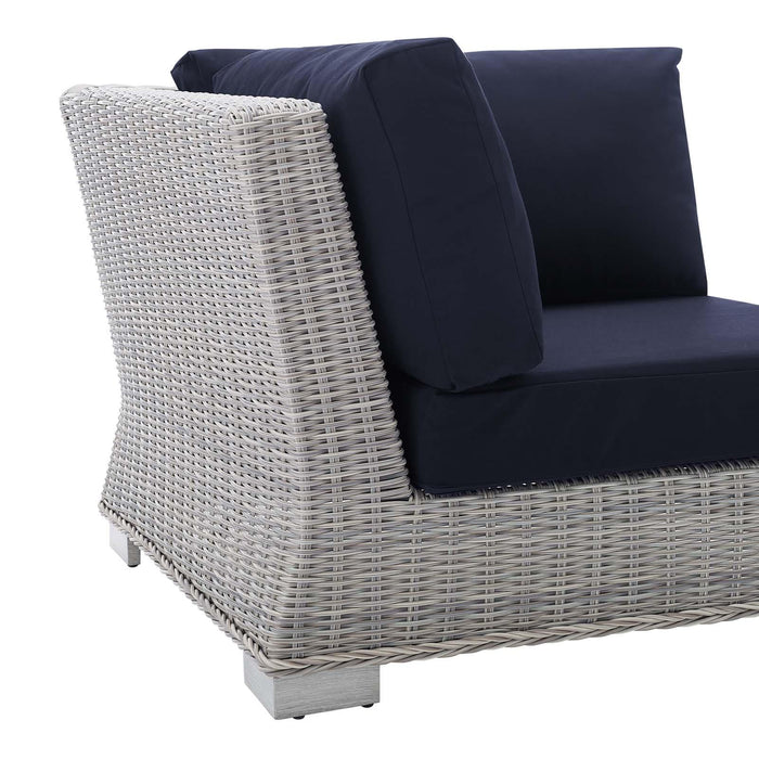 Conway Sunbrella� Outdoor Patio Wicker Rattan Corner Chair