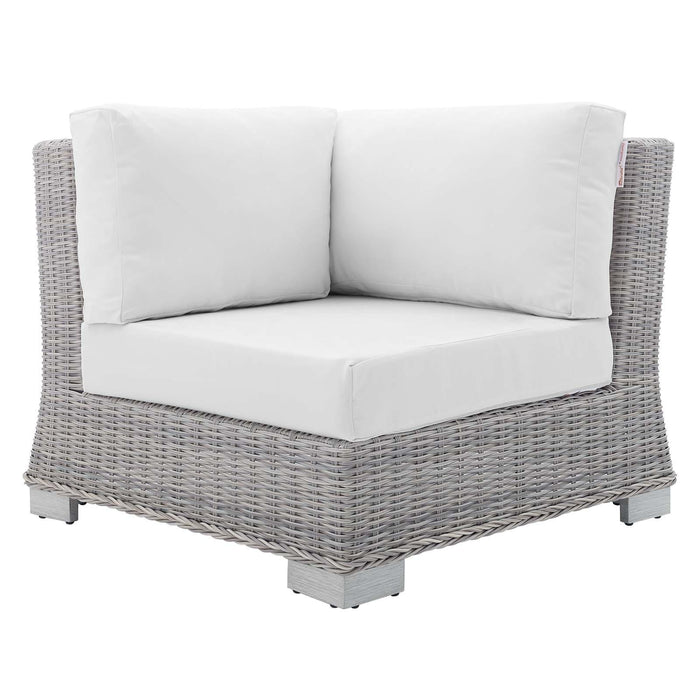 Conway Sunbrella� Outdoor Patio Wicker Rattan Corner Chair