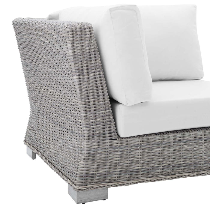 Conway Sunbrella� Outdoor Patio Wicker Rattan Corner Chair