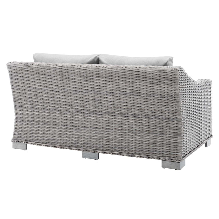 Conway Sunbrella� Outdoor Patio Wicker Rattan Loveseat