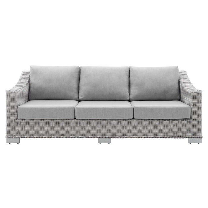 Conway Sunbrella� Outdoor Patio Wicker Rattan Sofa