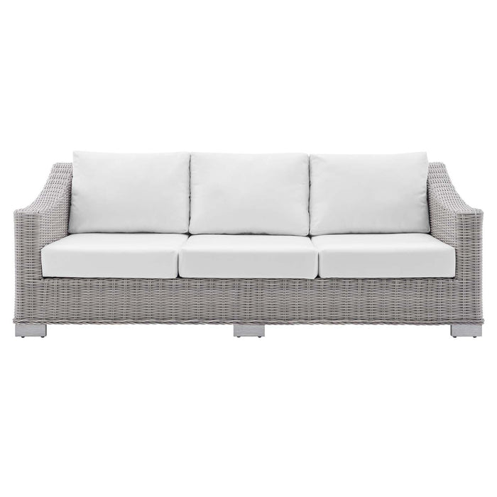 Conway Sunbrella� Outdoor Patio Wicker Rattan Sofa