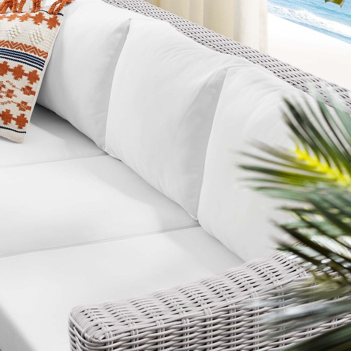 Conway Sunbrella� Outdoor Patio Wicker Rattan Sofa