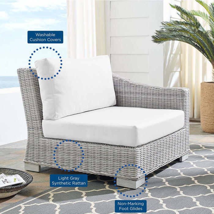 Conway Sunbrella� Outdoor Patio Wicker Rattan Right-Arm Chair