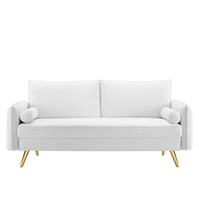 Revive Performance Velvet Sofa