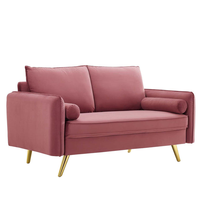 Revive Performance Velvet Loveseat image