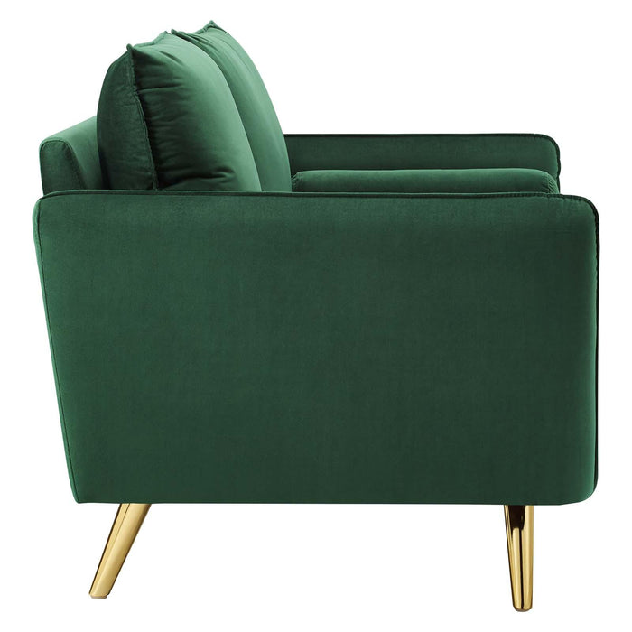 Revive Performance Velvet Loveseat