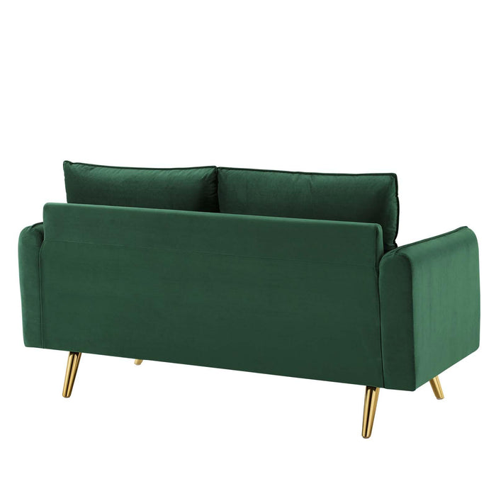 Revive Performance Velvet Loveseat