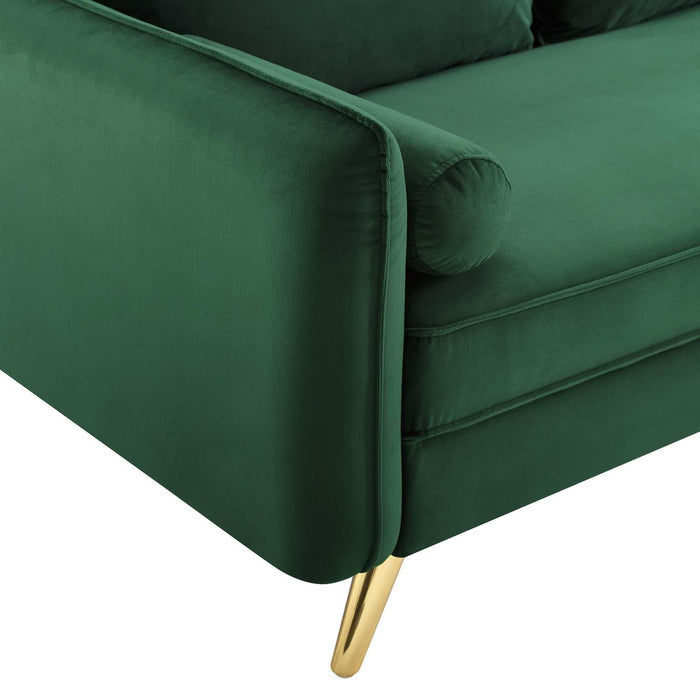 Revive Performance Velvet Loveseat