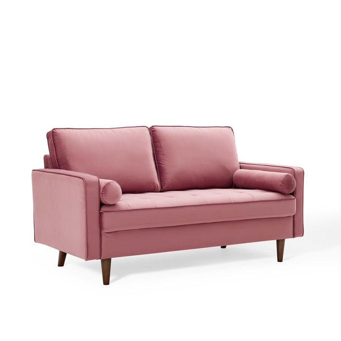 Valour Performance Velvet Loveseat