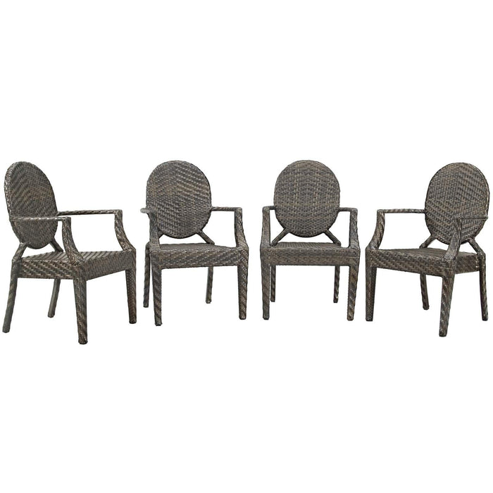 Casper Outdoor Patio Dining Armchair Set of 4 image