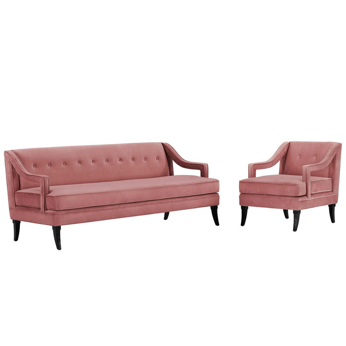 Concur Living Room Set Performance Velvet Set of 2 image