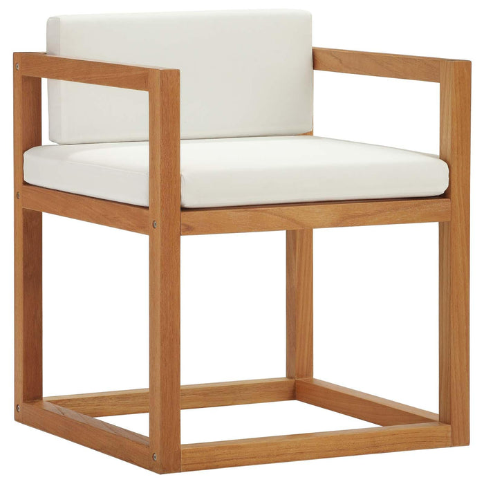 Newbury Accent Outdoor Patio Premium Grade A Teak Wood Armchair image