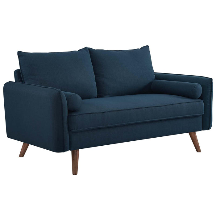 Revive Upholstered Fabric Sofa and Loveseat Set