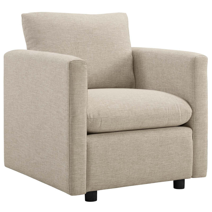 Activate Upholstered Fabric Sofa and Armchair Set