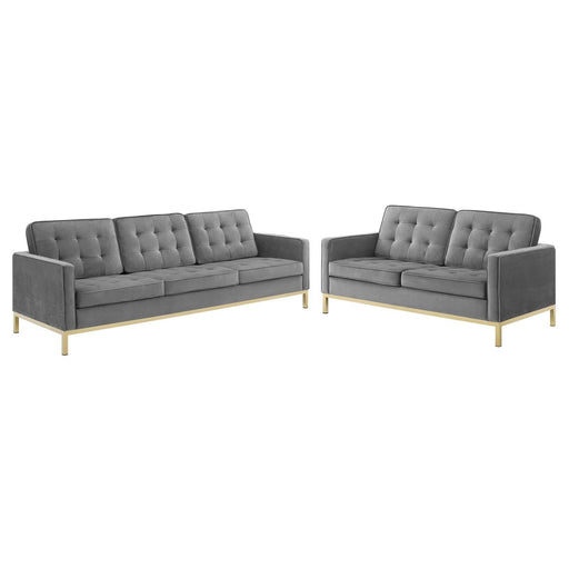 loft-gold-stainless-steel-leg-performance-velvet-sofa-and-loveseat-set