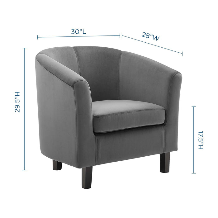 Prospect Performance Velvet Armchair