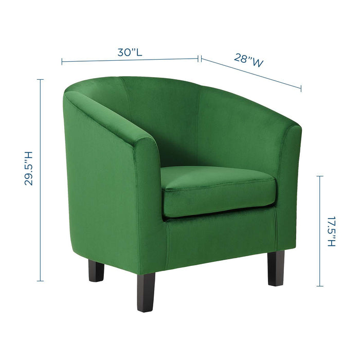 Prospect Performance Velvet Armchair