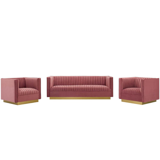 sanguine-3-piece-vertical-channel-tufted-upholstered-performance-velvet-set