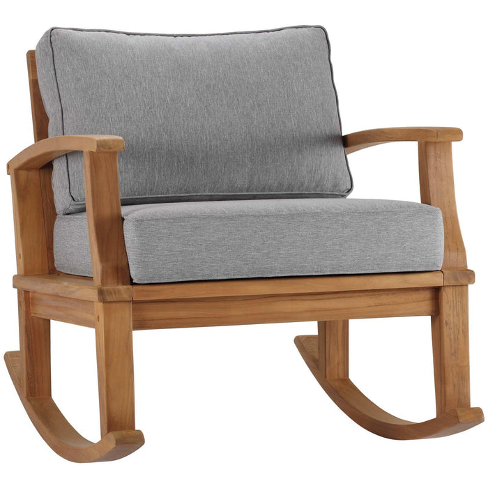 Marina Outdoor Patio Teak Rocking Chair image