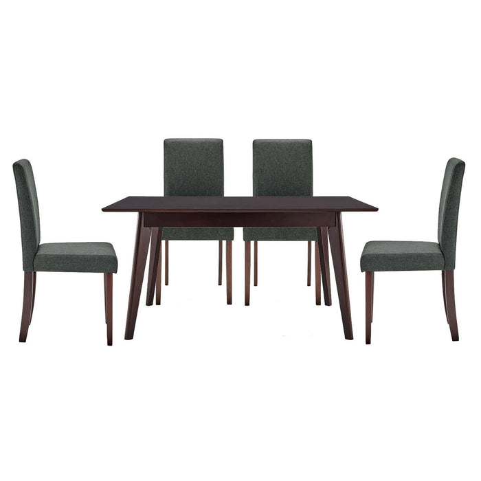 Prosper 5 Piece Upholstered Fabric Dining Set