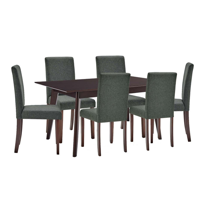 Prosper 7 Piece Upholstered Fabric Dining Set