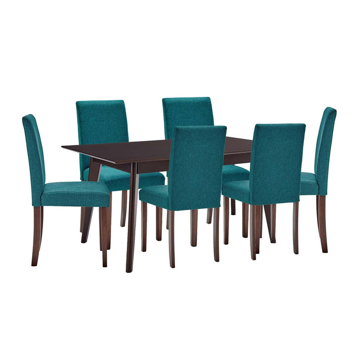 Prosper 7 Piece Upholstered Fabric Dining Set