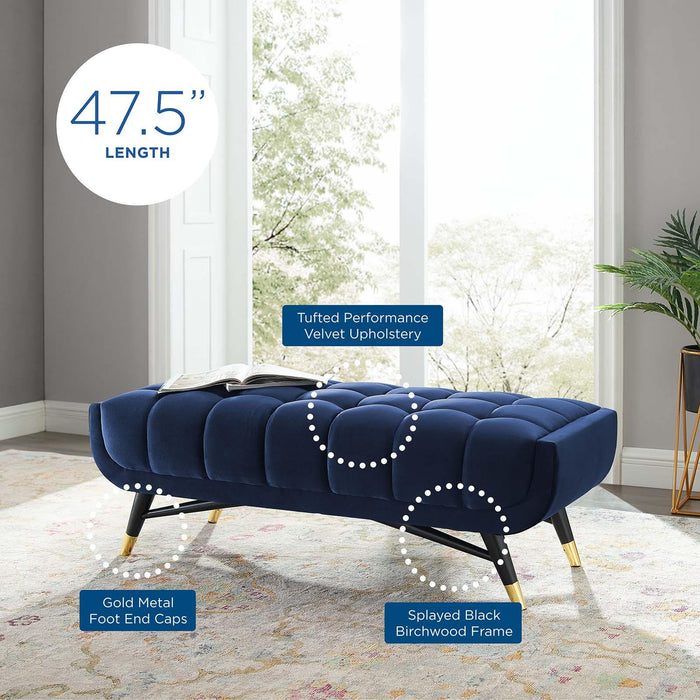 Adept 47.5" Performance Velvet Bench