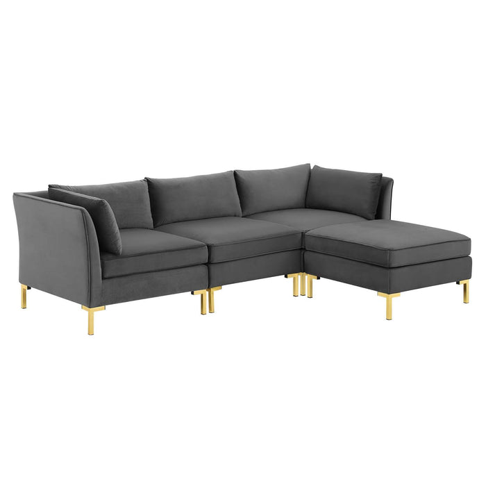 Ardent 4-Piece Performance Velvet Sectional Sofa image