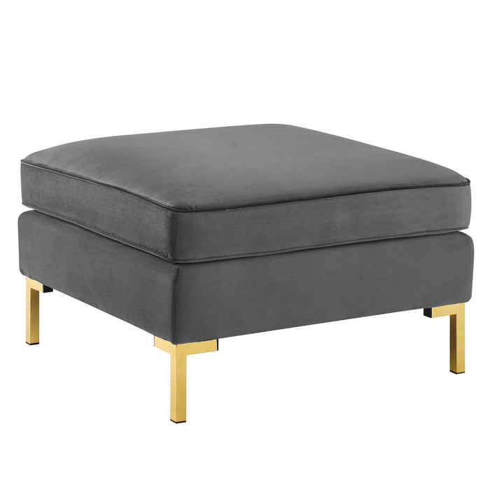 Ardent Performance Velvet Ottoman image