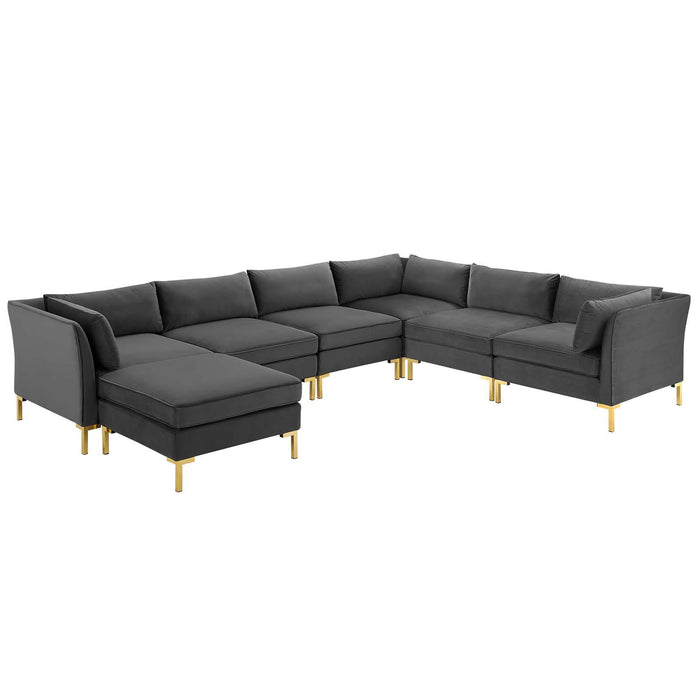 Ardent 7-Piece Performance Velvet Sectional Sofa image