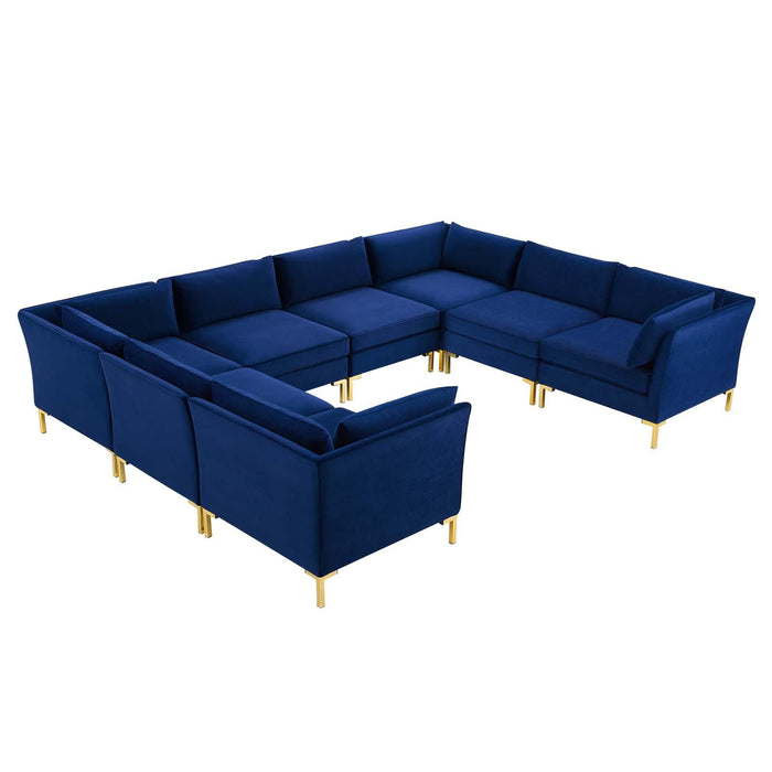 Ardent 8-Piece Performance Velvet Sectional Sofa