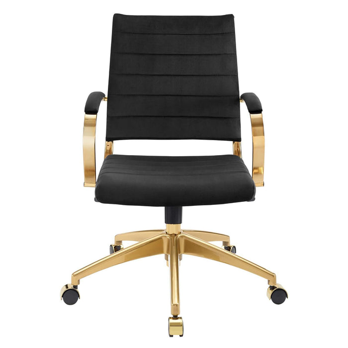 Jive Mid Back Performance Velvet Office Chair