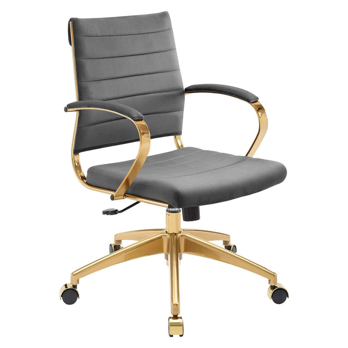 Jive Mid Back Performance Velvet Office Chair