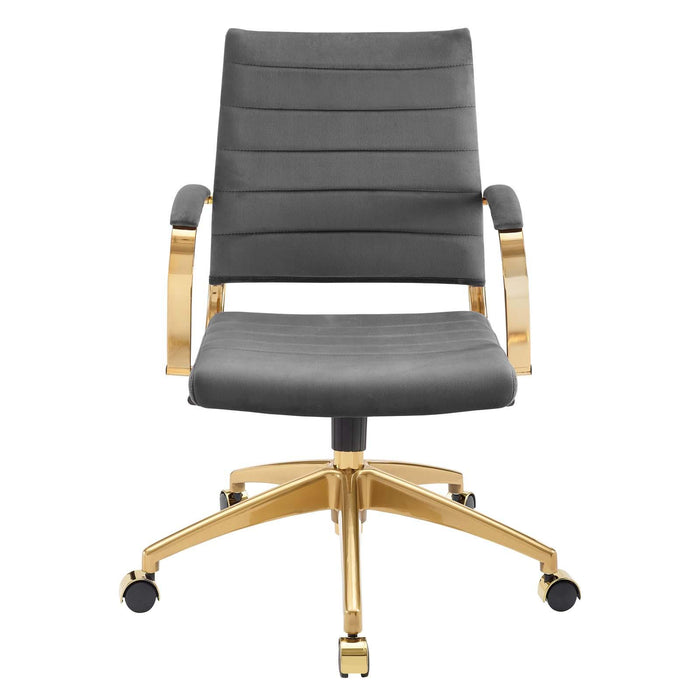 Jive Mid Back Performance Velvet Office Chair