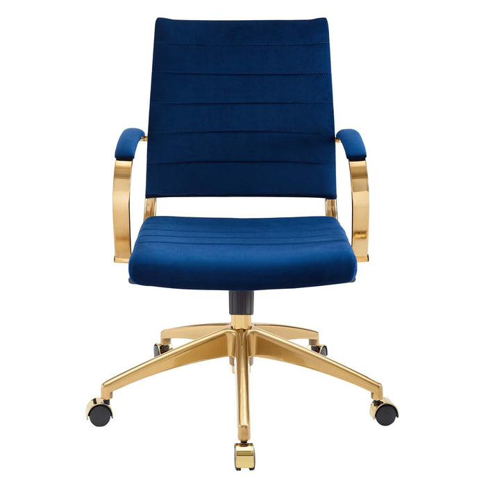 Jive Mid Back Performance Velvet Office Chair