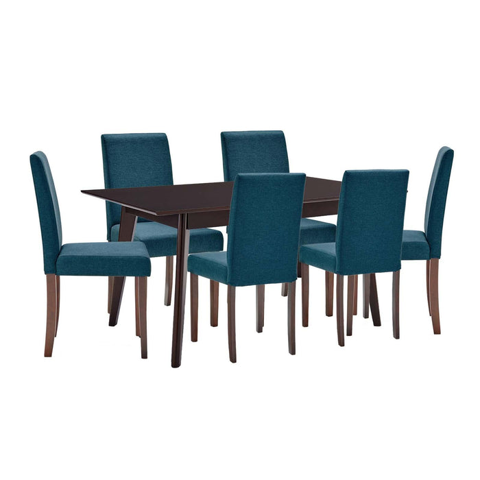 Prosper 7 Piece Upholstered Fabric Dining Set