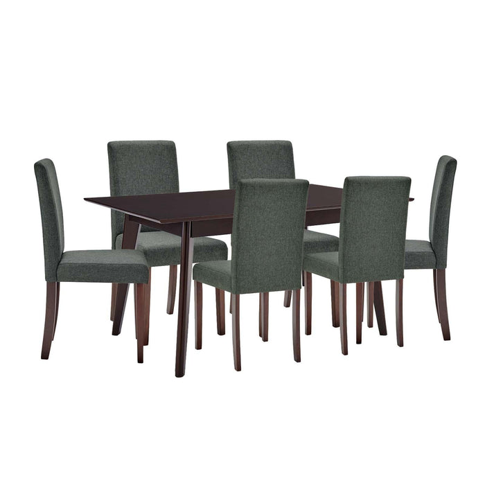 Prosper 7 Piece Upholstered Fabric Dining Set