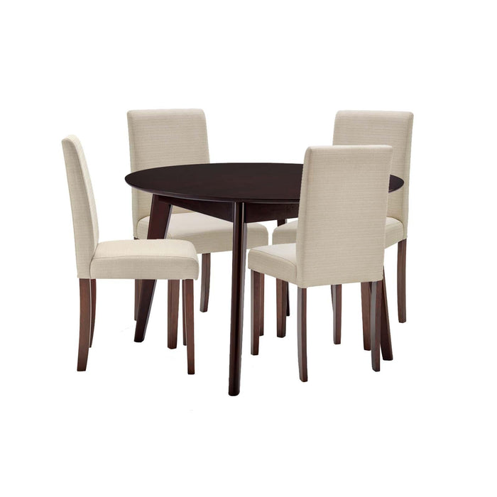 Prosper 5 Piece Upholstered Fabric Dining Set