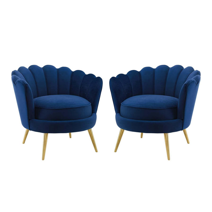 Admire Accent Armchair Performance Velvet Set of 2