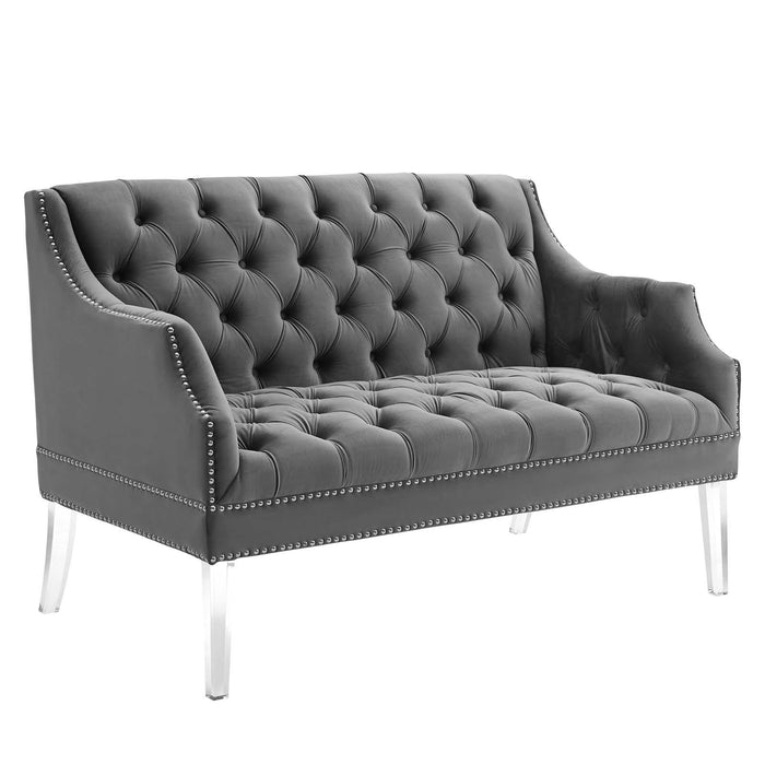 Proverbial Tufted Performance Velvet Loveseat image