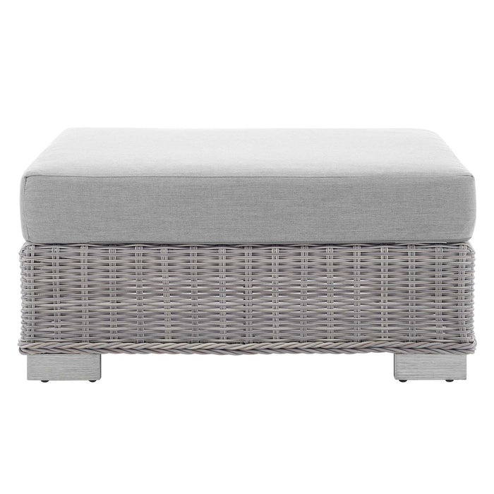 Conway Sunbrella� Outdoor Patio Wicker Rattan Ottoman