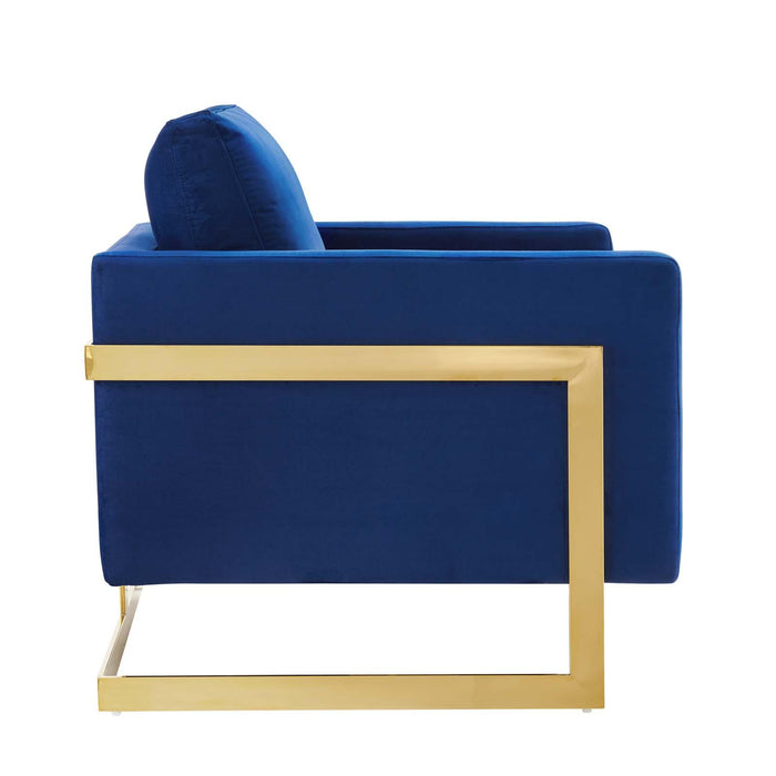 Posse Performance Velvet Accent Chair